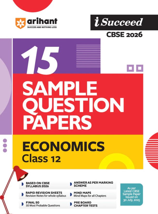 Arihant i-Succeed CBSE 2026 – Economics Class 12 | English Medium